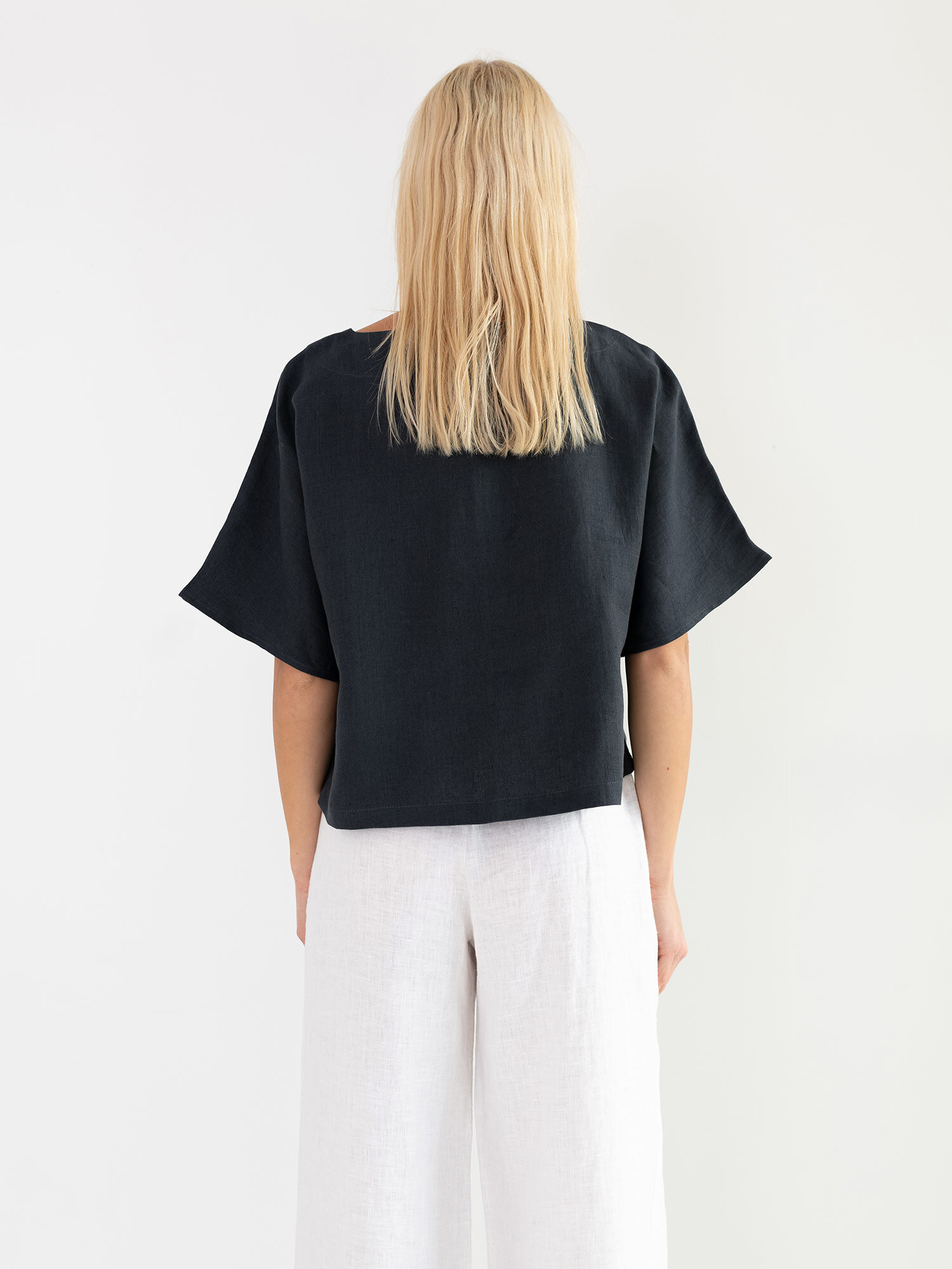 Image 5 of BEE Linen Top in Dark Grey from Love and Confuse