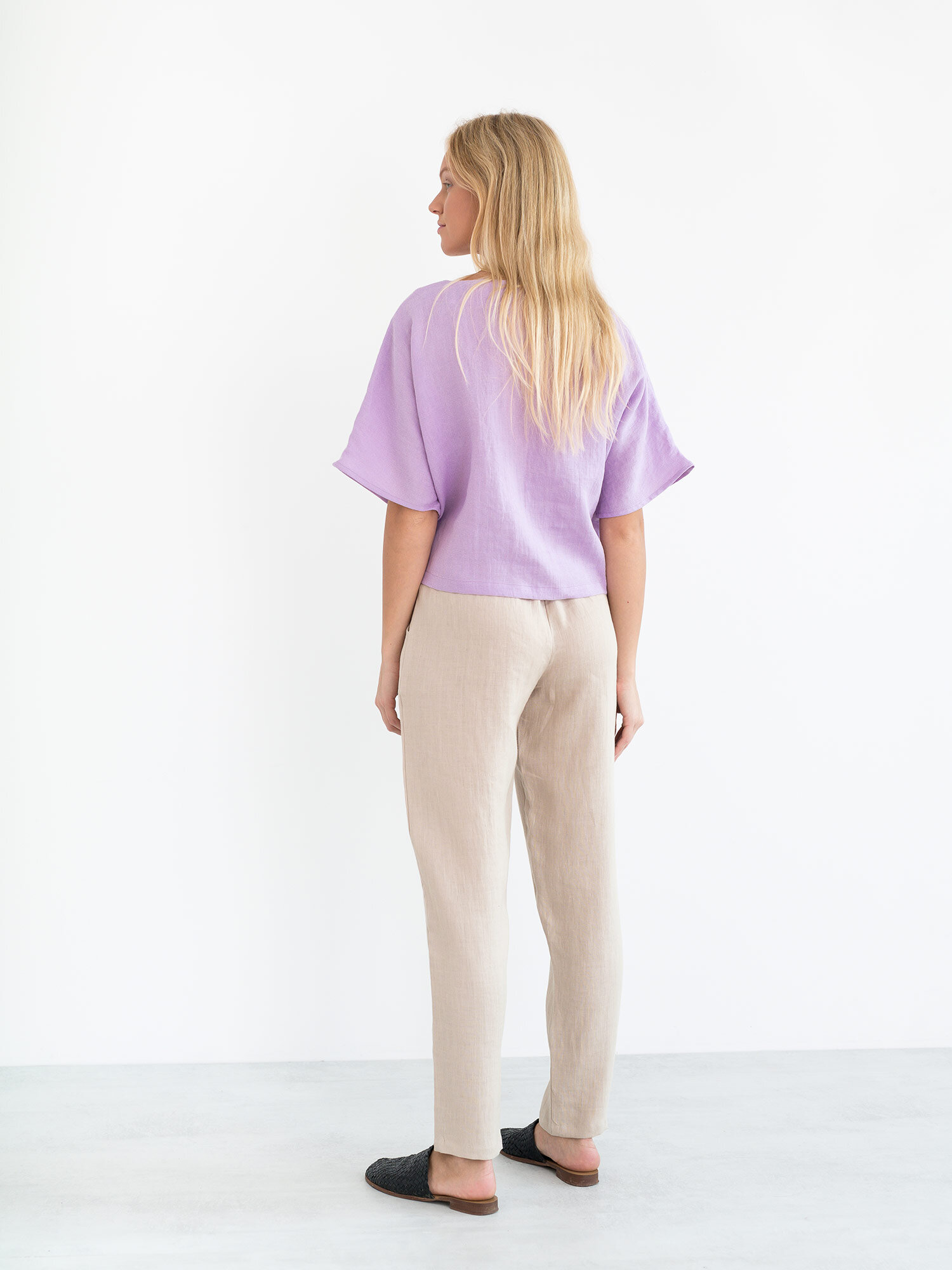 Image 6 of BRINLEY Linen Pants in Beige from Love and Confuse