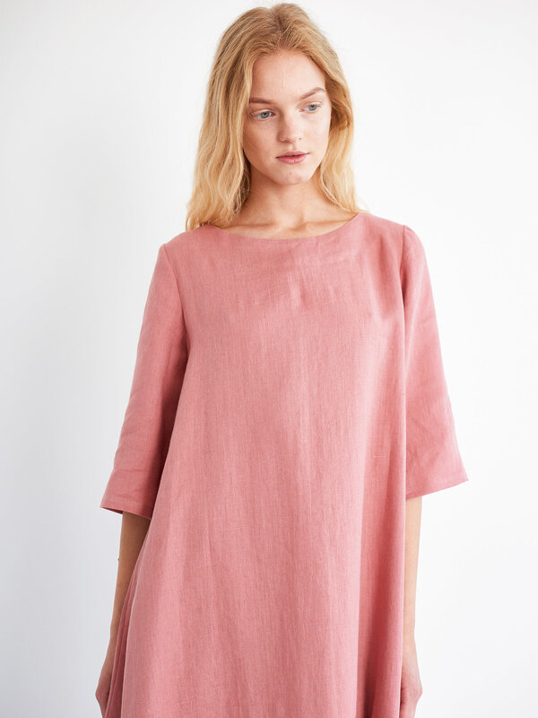 CHARLOTTE Trapeze Linen Dress