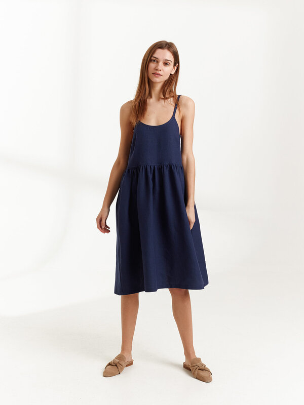 DULCE Trägerkleid aus Leinen