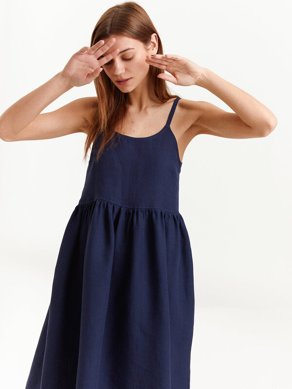 DULCE Strappy Linen Dress