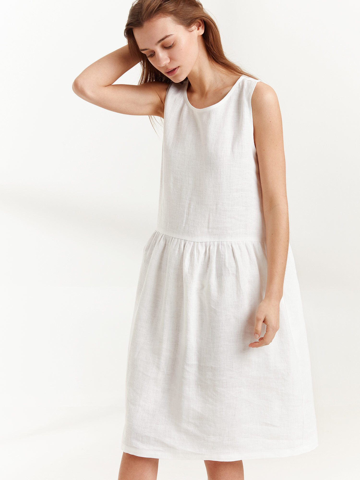 ELSA Sleeveless Linen Dress