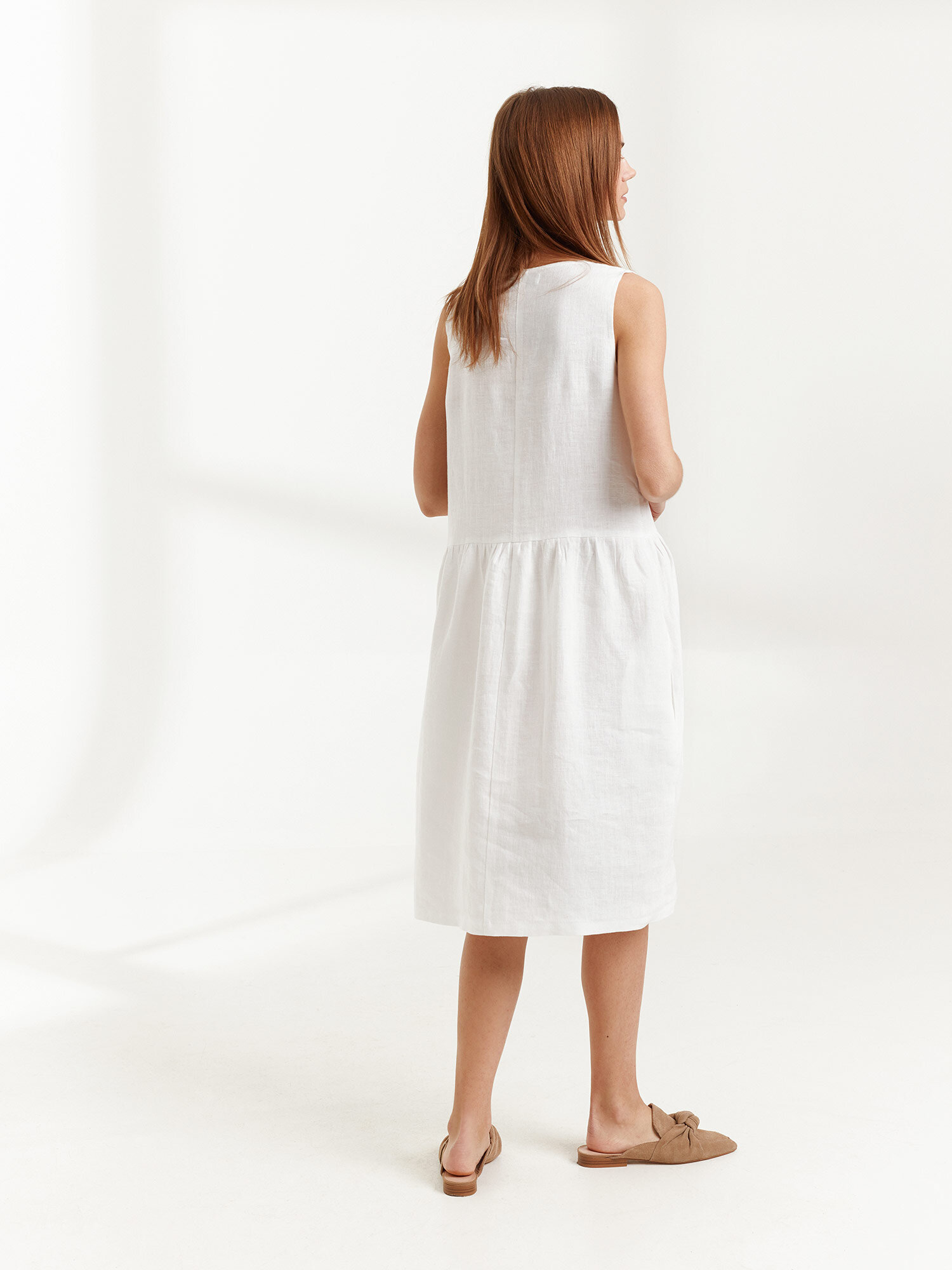 ELSA Sleeveless Linen Dress