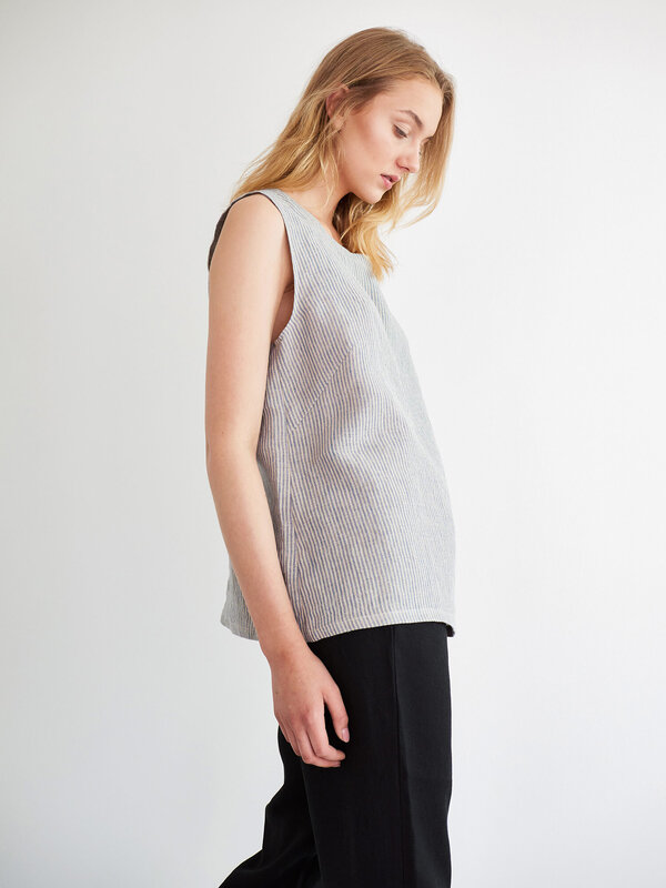 HARPER Linen Tank Top