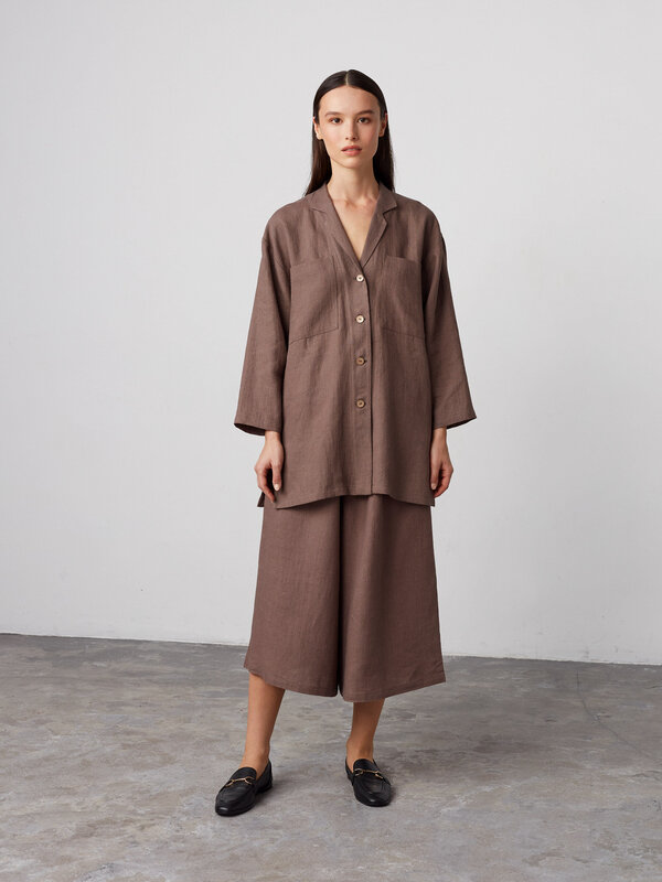 JAYDEN Wide Leg Linen Culottes