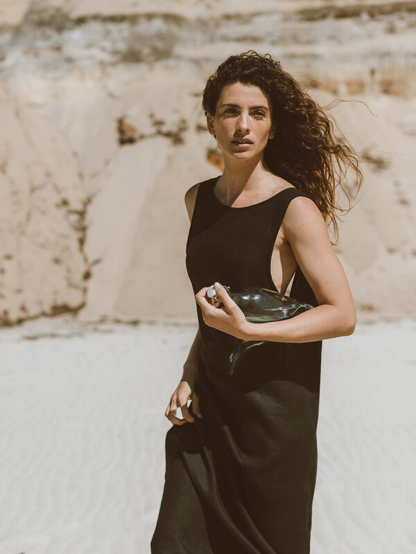 KEIRA Maxikleid aus Leinen