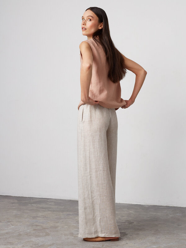 PEARL Wide Leg Linen Pants