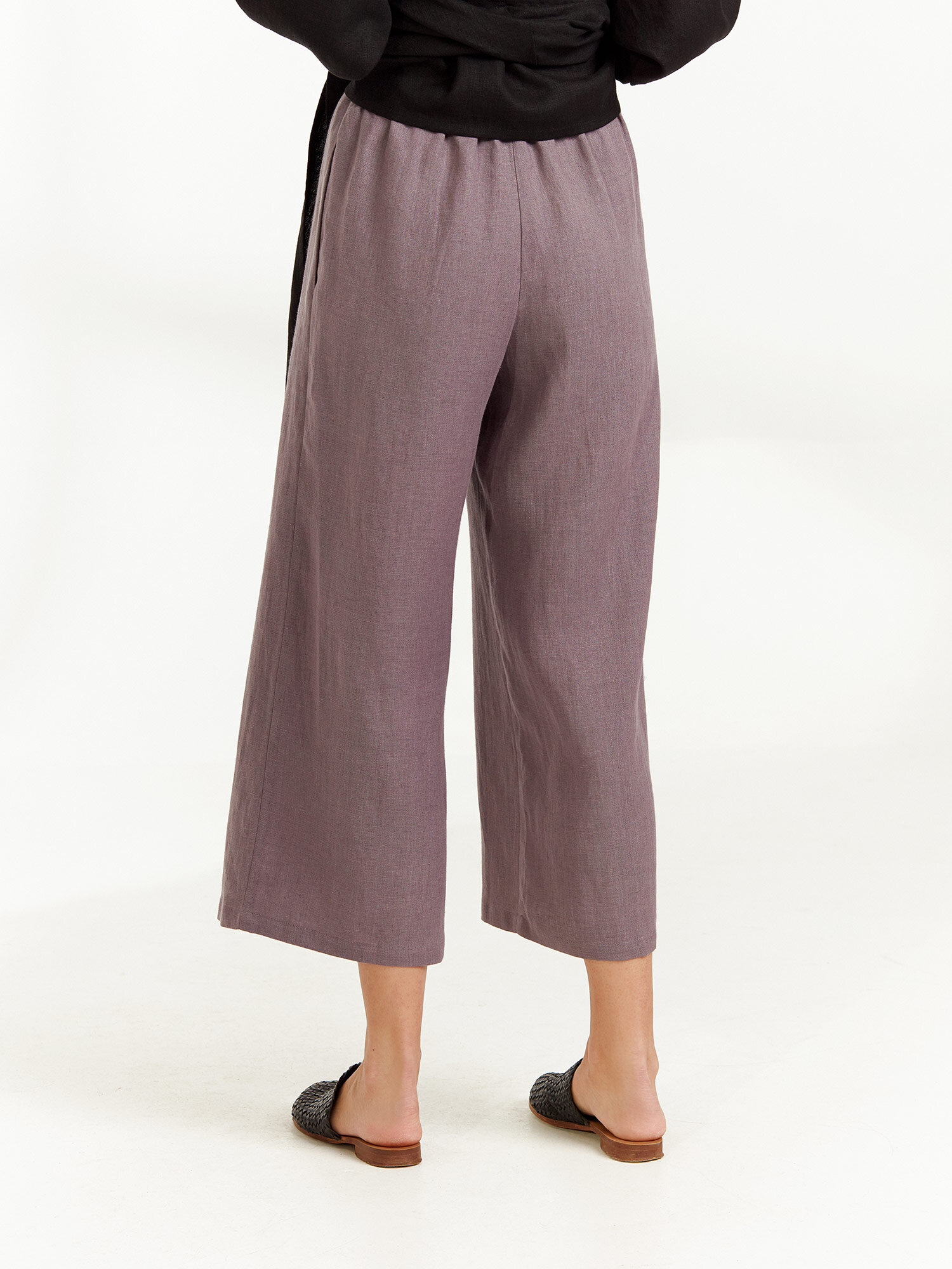 RILEY Wide Leg Linen Pants