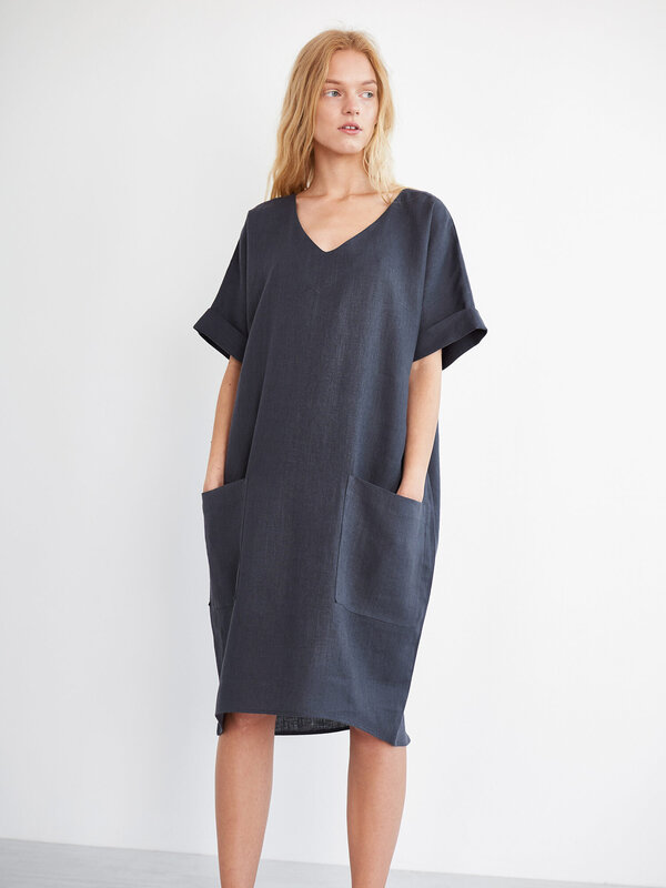 RUBY Leinenkleid