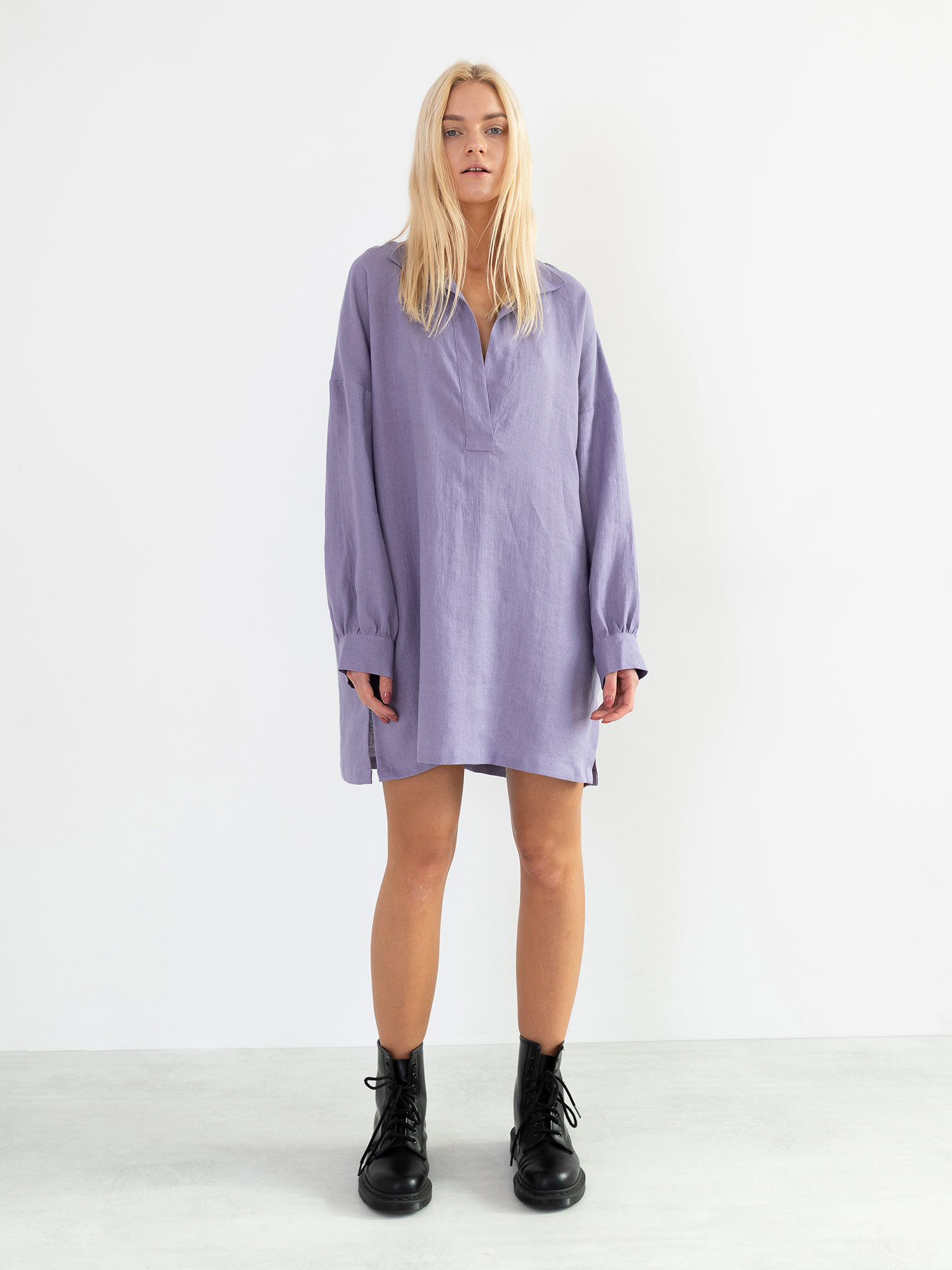 Bild 3 von SKY Leinen Strandkleid in Violet tulip, you can also choose other colors above von Love and Confuse