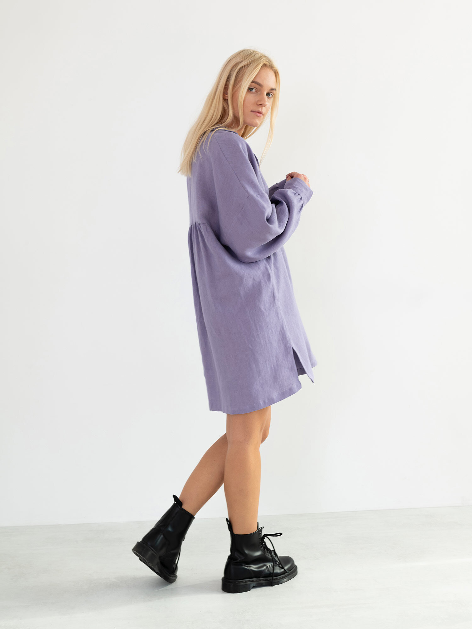 Bild 5 von SKY Leinen Strandkleid in Violet tulip, you can also choose other colors above von Love and Confuse