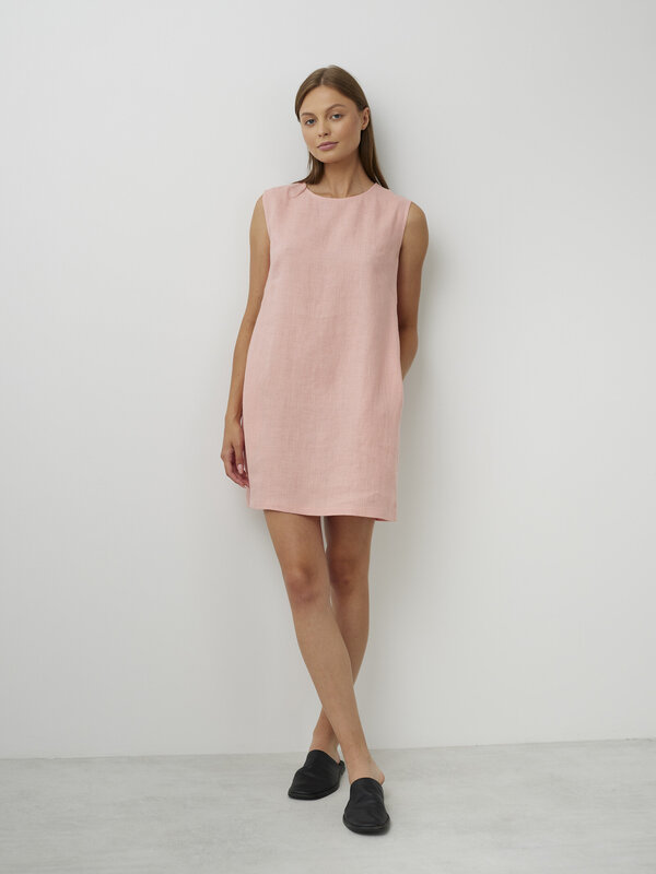 AJA Sleeveless Linen Dress