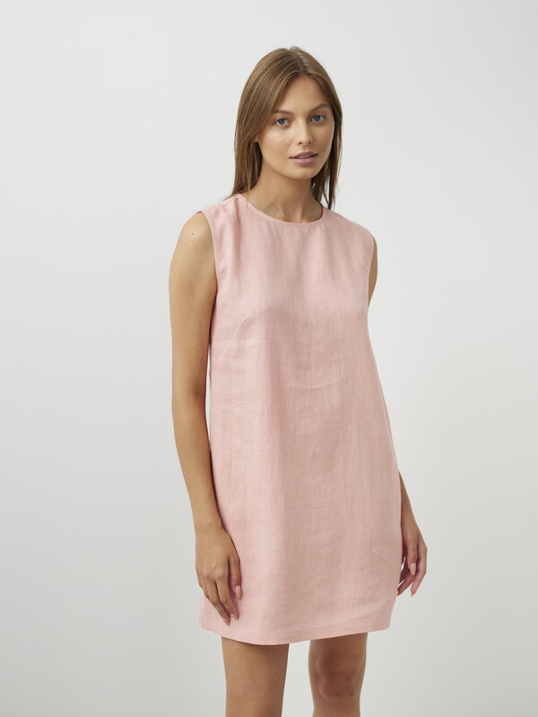 AJA Sleeveless Linen Tank Dress
