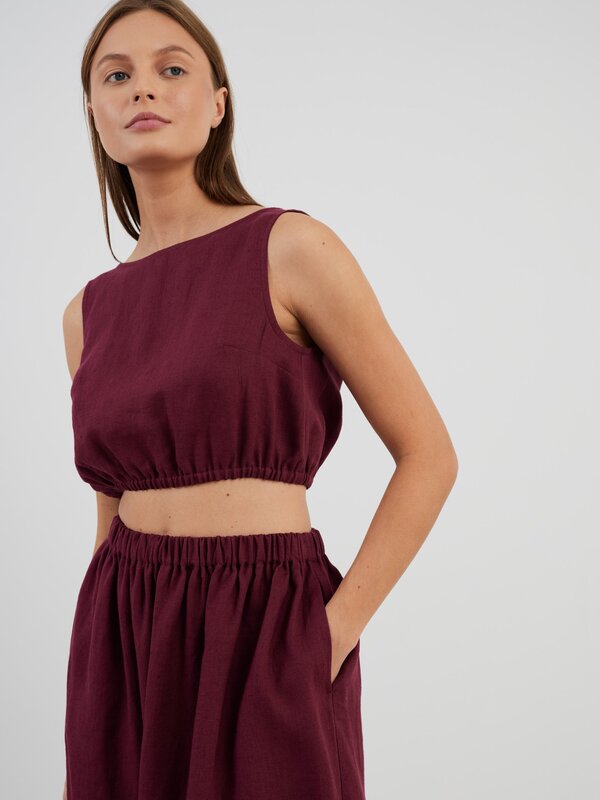 ETHNA Linen Tank Top