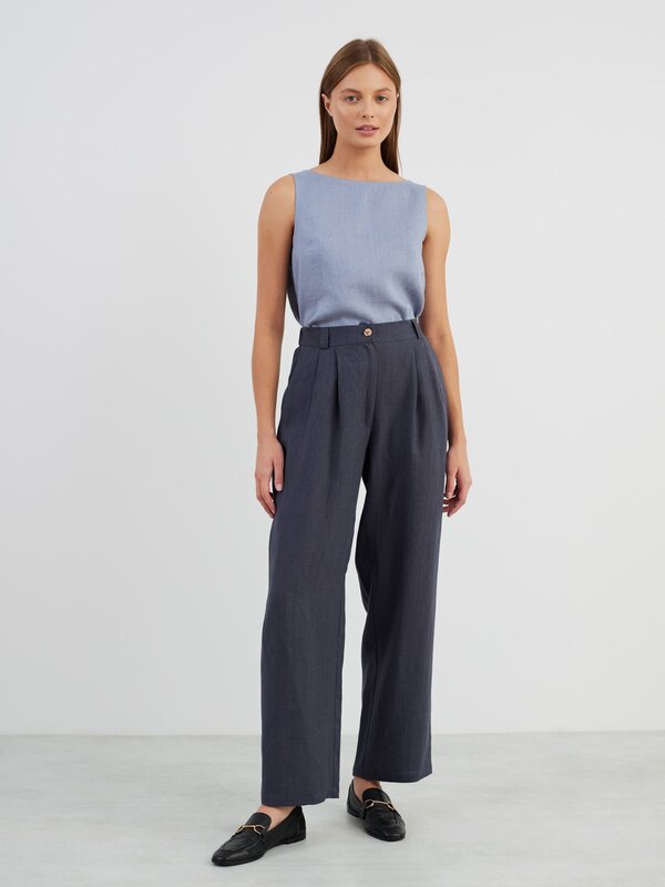 JAMES Linen Tailored Pants