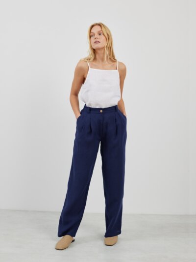 JAMES - Elegante Leinenhose