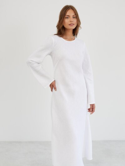 Linen Maxi Dress GISELLE