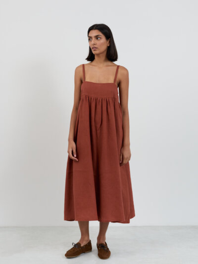 Linen Midi Sundress Hadley