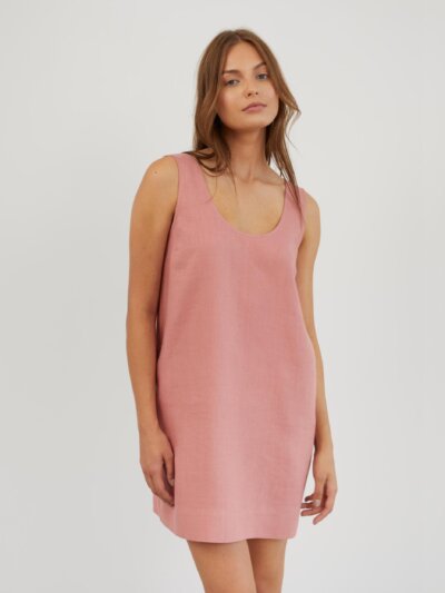 Linen Shift Dress SAMIE