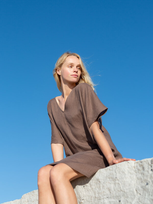 PEONY Linen Dress