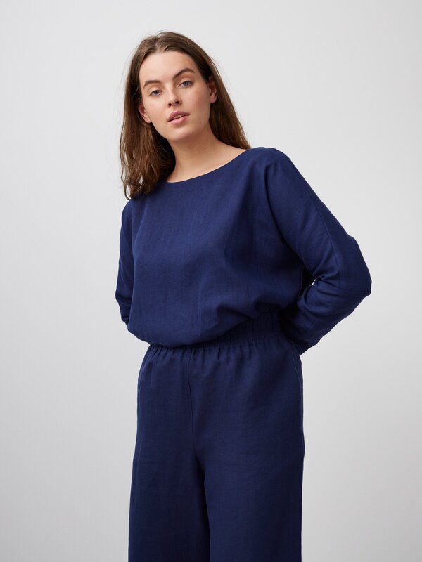 RILEY High Waisted Linen Pants