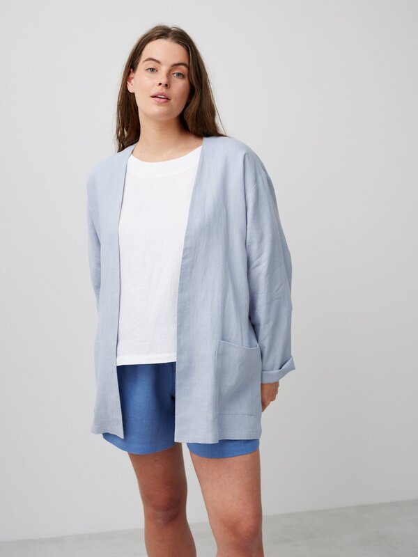 SELBY Open Linen Jacket