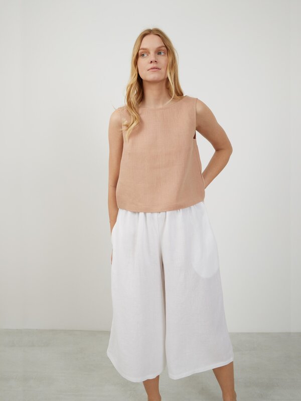 SONATE Linen Tank Top