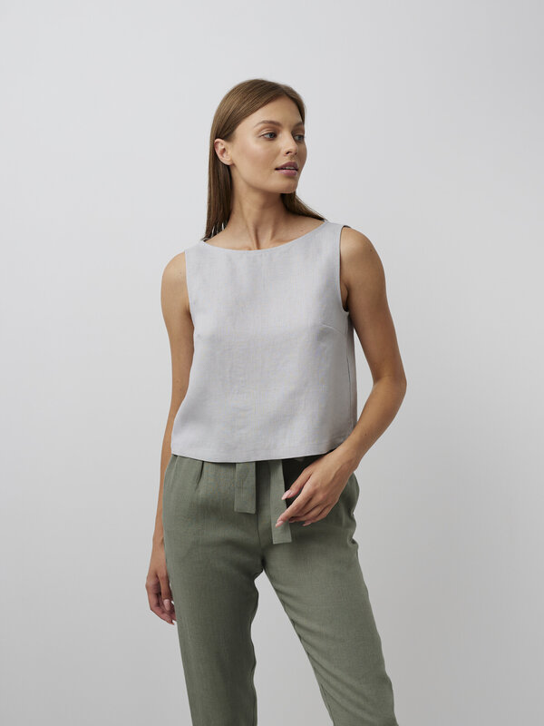 SONATE Linen Tank Top