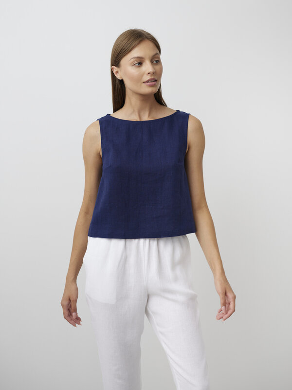 SONATE Linen Tank Top