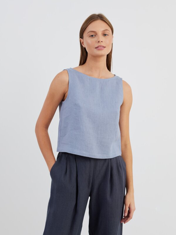 SONATE Linen Tank Top